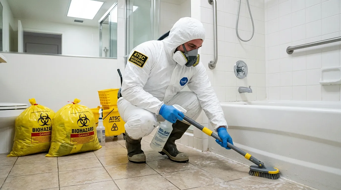 Decontamination equipment deployed for Blood Cleanup in New Britain